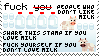 fuck you people who don't like milk. share this stamp if you love milk. fuck yourself if you don't love milk