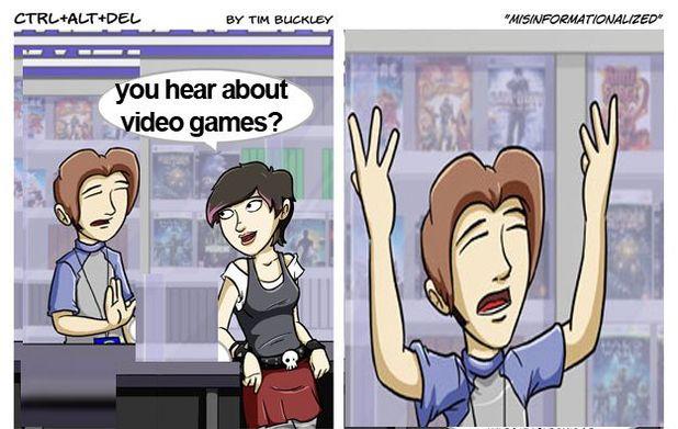 you hear about video games?